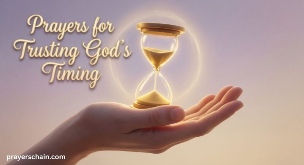Prayers for Trusting God’s Timing