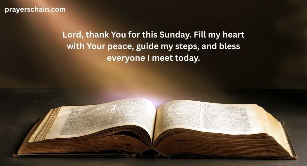 Best Sunday Morning Prayers Messages
