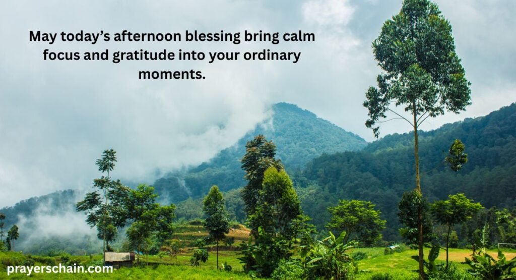 Daily Good Afternoon Blessings