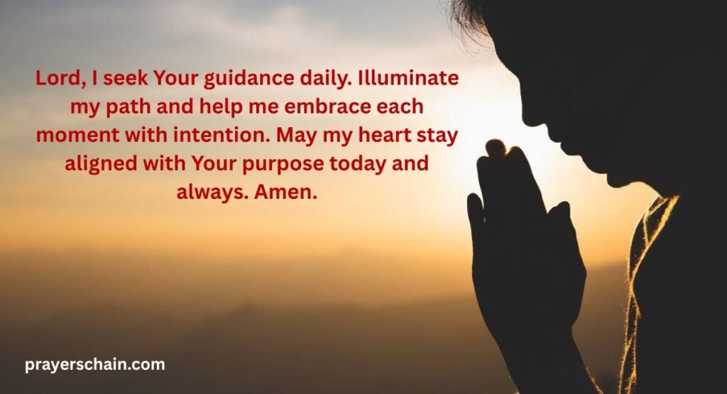 Daily Prayer For Purpose