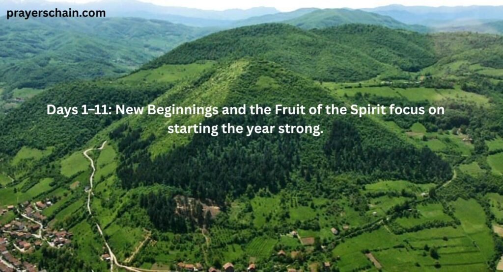 Days 1–11: New Beginnings and the Fruit of the Spirit