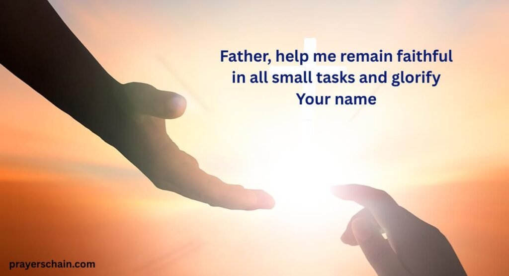 Faithfulness in Small Things