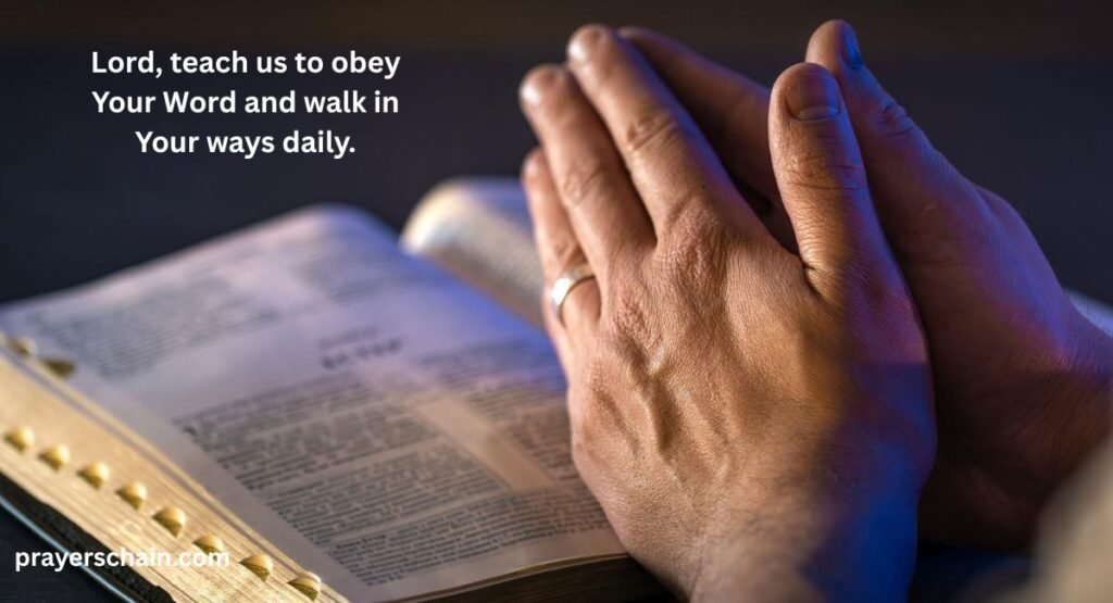 Family Prayer Bible Verses