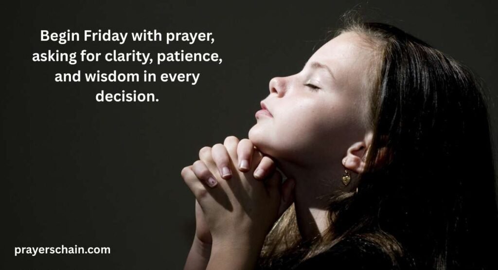 Friday Morning Prayers and Blessings