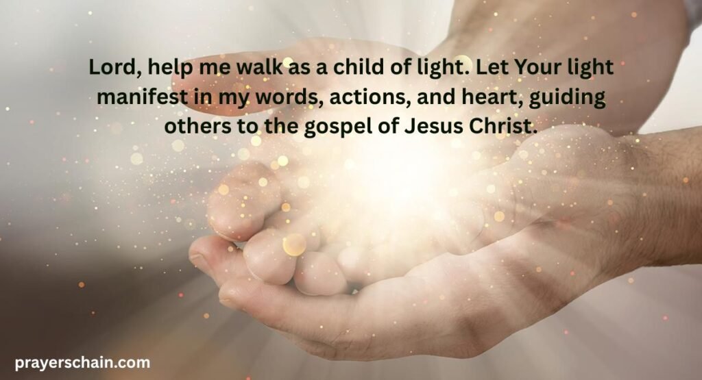 Let Your Light Shine Prayer