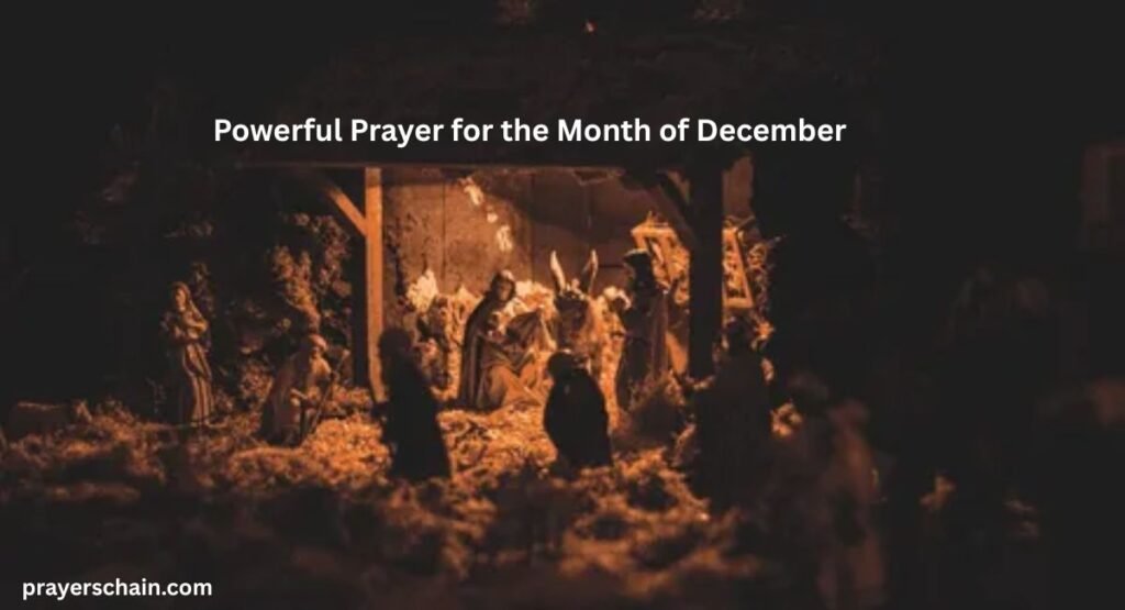 Powerful Prayer for the Month of December