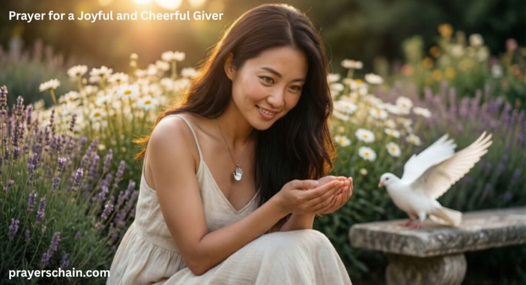 Prayer for a Joyful and Cheerful Giver