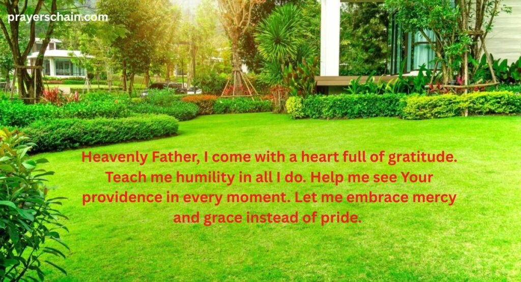 Prayer for Humility And Gratitude