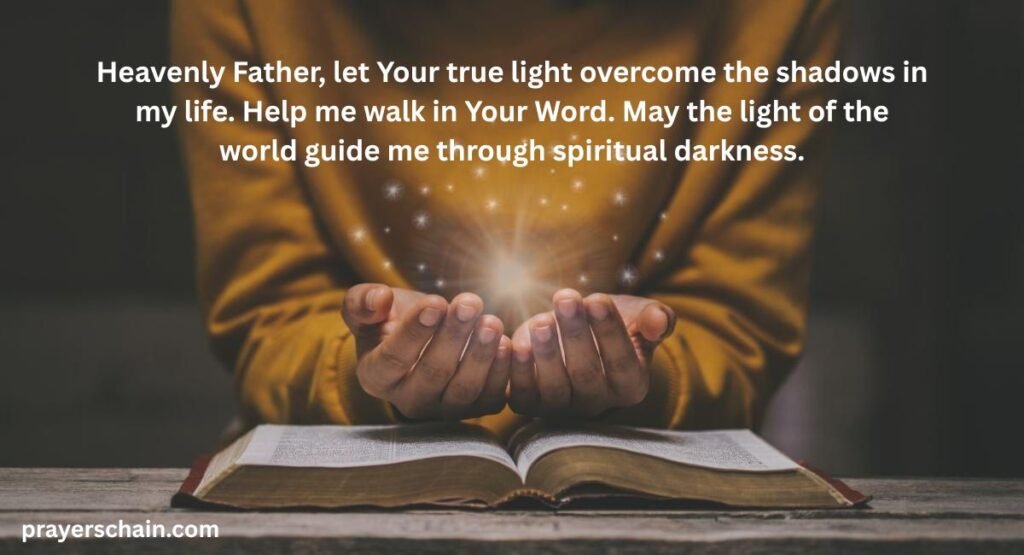 Prayer for Light in the Bible