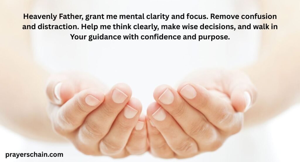 Prayer for Mental Clarity and Focus