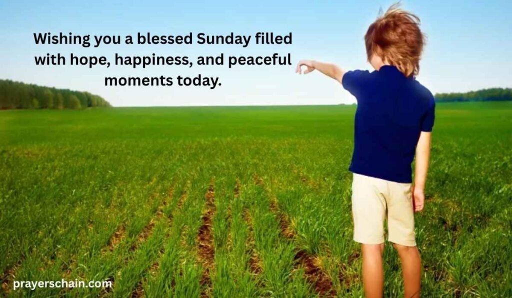 Happy and Blessed Sunday Wishes