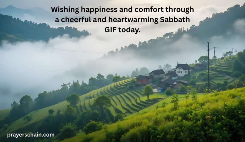 Happy Sabbath blessings gif