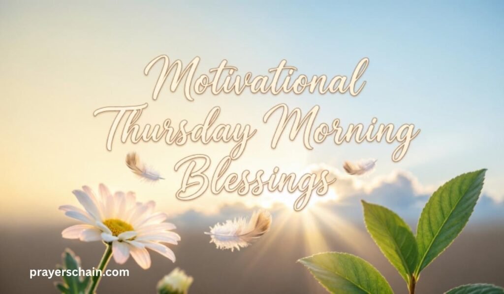 Motivational Thursday Morning Blessings