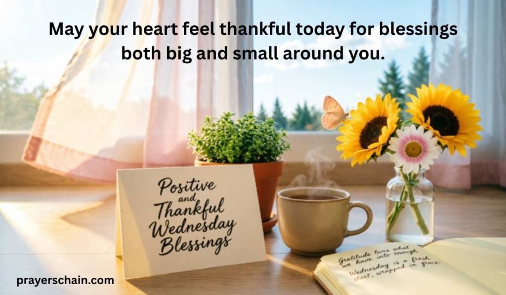Positive and Thankful Wednesday Blessings