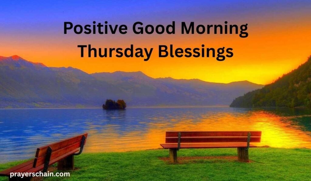 Positive Good Morning Thursday Blessings