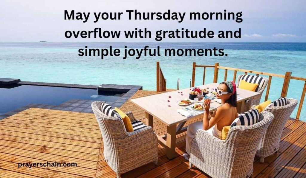 Joyful Thursday Morning Blessings & Prayers