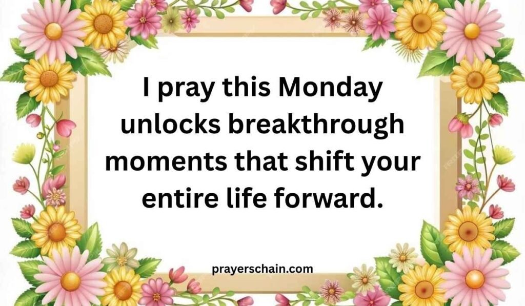 Monday Blessings and Prayers for Success