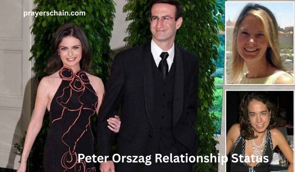 Peter Orszag Relationship Status