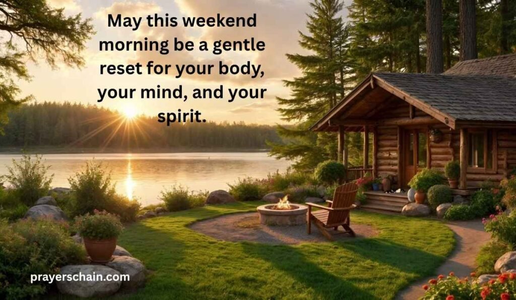Special Morning Blessings for Peaceful Weekends