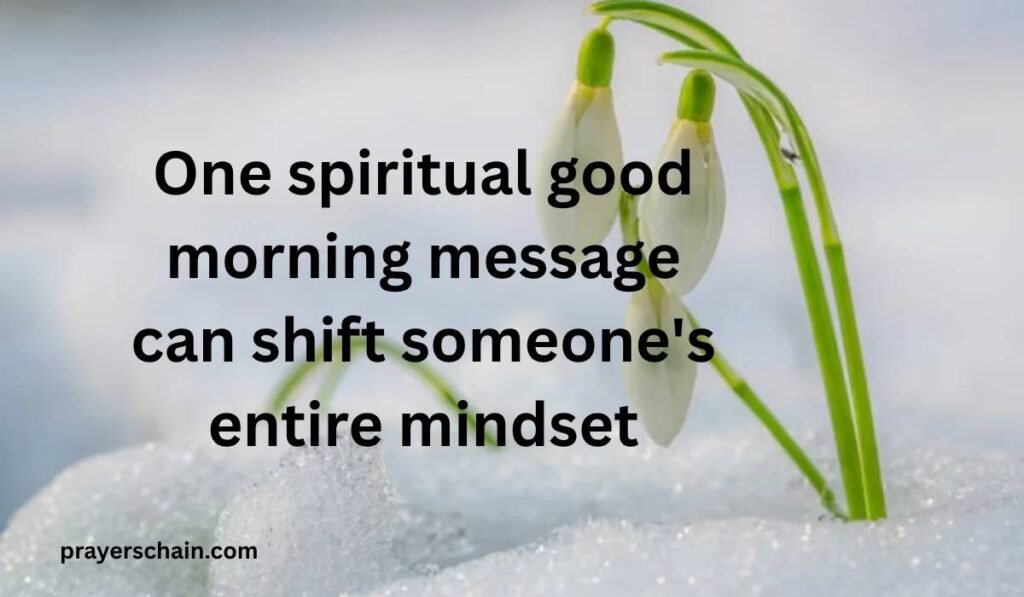 The Ripple Effect of Morning Blessings