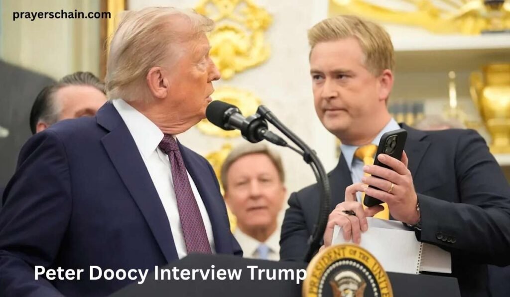 Peter Doocy Interview Trump