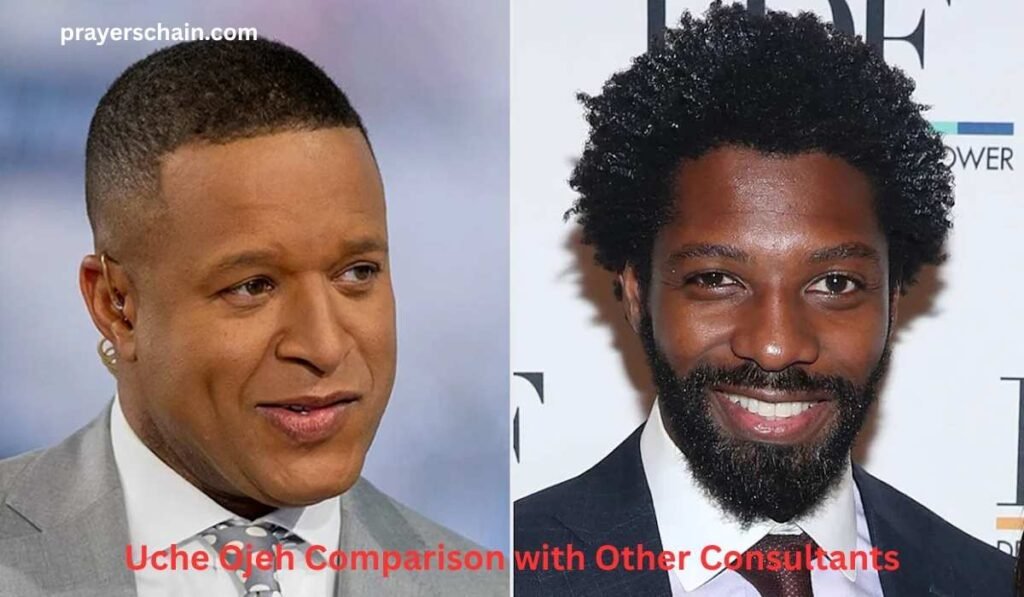 Uche Ojeh Comparison with Other Consultants