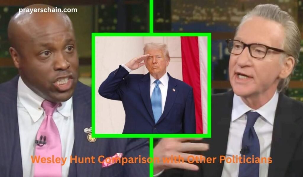 Wesley Hunt Comparison with Other Politicians