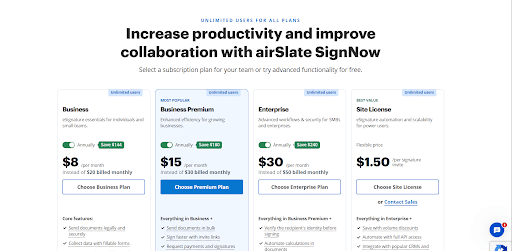 eSignature Platform