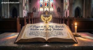 A Prayer to the Holy Spirit for Wisdom and Daily Guidance