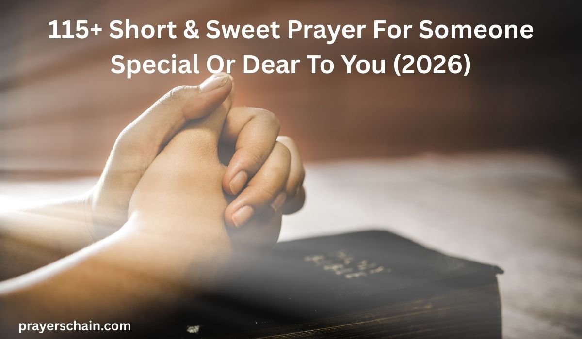 Prayer For Someone Special