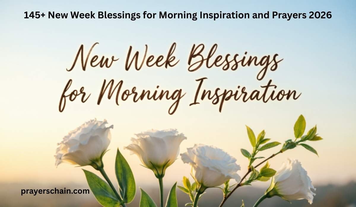 New Week Blessings for Morning Inspiration