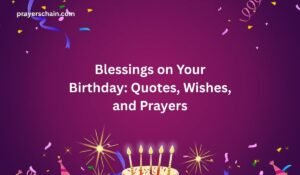 Blessings on Your Birthday