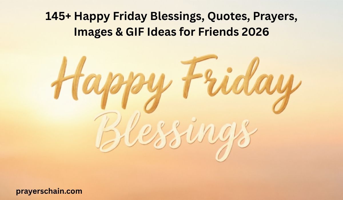 Happy Friday Blessings